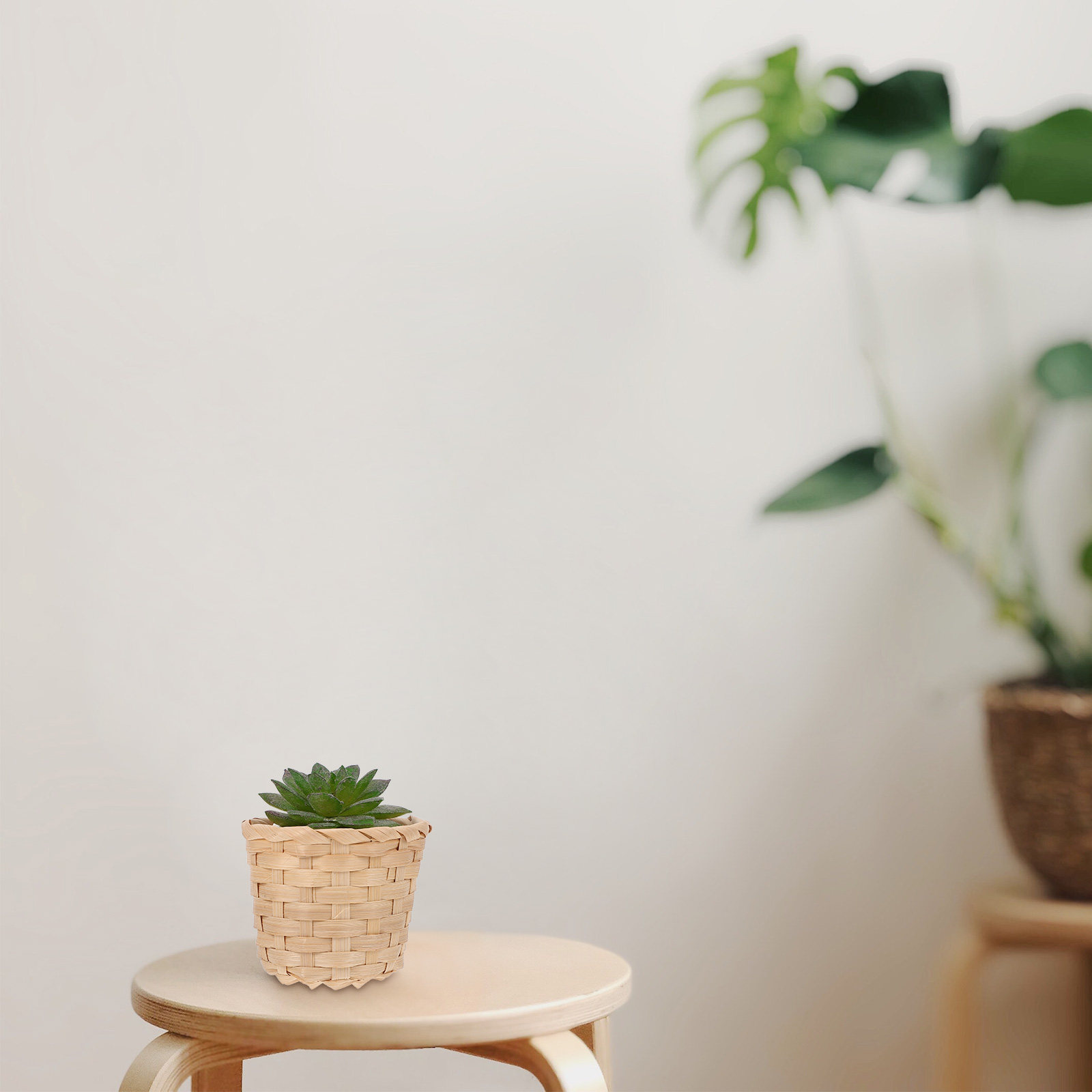 10Pcs Premium Bamboo Woven Bas - Sustainable Living Gifts 评论和价格